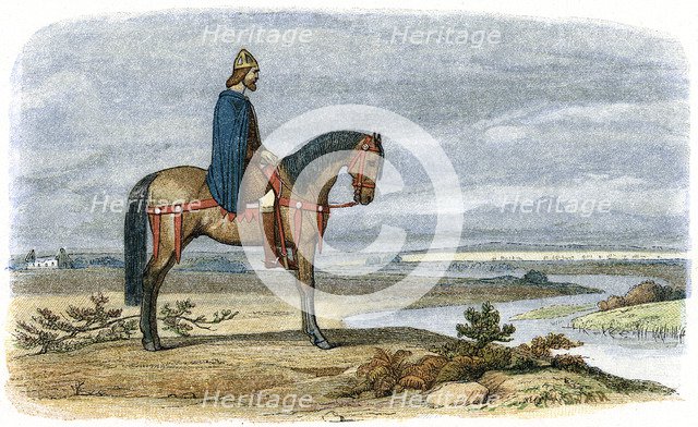 Alfred the Great (849-899), Anglo-Saxon king of Wessex from 871, 885 (1864). Artist: Unknown