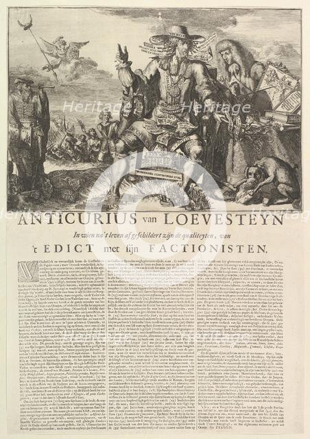Anticurius van Loevesteyn.n.d. Creator: Romeyn de Hooghe.