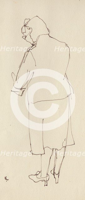 Woman from the rear, c1950. Creator: Shirley Markham.