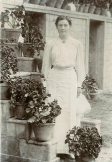 Portrait of Marie-Louise Flygare (n. Lundberg) in Persia 1913-14. Creator: Harald Lundberg.