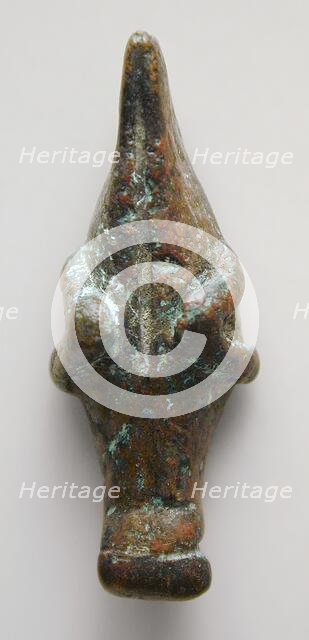 Cicada Figurine (image 1 of 2), Late Period-Ptolemaic Period (711-30 BCE) or later. Creator: Unknown.