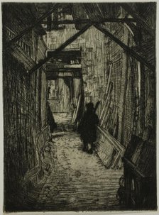 Passageway, Rouen, 1899. Creator: Donald Shaw MacLaughlan.