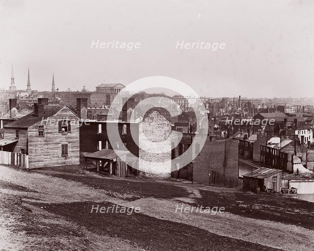 Richmond after the Evacuation, 1865. Creator: Alexander Gardner.