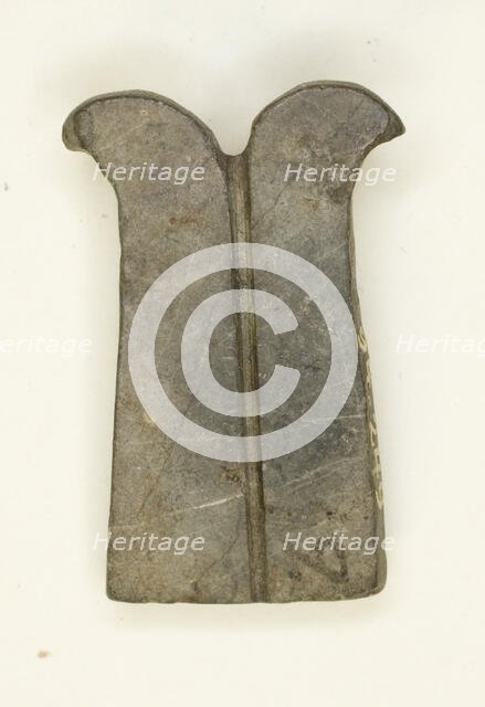 Amulet of a Forked Lance (Pesekh-kef), Egypt, Late Period, Dynasty 26-31 (664-332 BCE). Creator: Unknown.