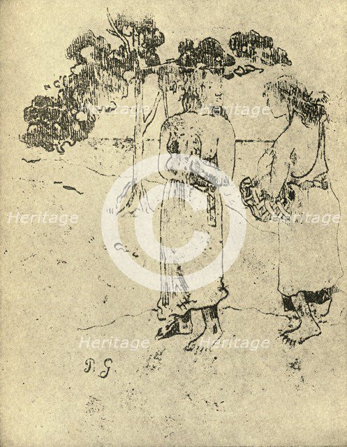 'Drawing', 1936. Artist: Paul Gauguin.