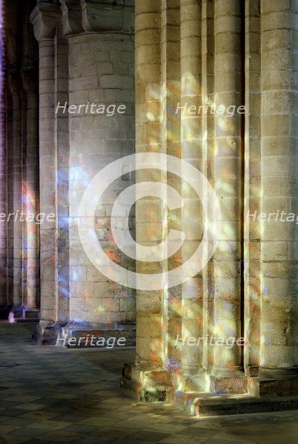 Lighting effect in Ely Cathedral, Cambridgeshire, c1965-c1969. Artist: Laurence Goldman