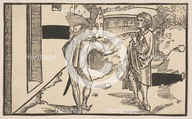 Eunuchus, from The Comedie of Terence, 19th century reprint.n.d. Creator: Albrecht Durer.