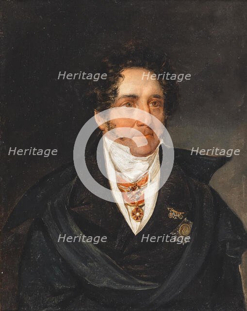 Portrait of General Bernhard Graf von Caboga-Cerva (1785-1855). Creator: Agricola, Karl Joseph Aloys (1779-1852).