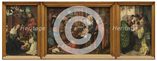 Epiphany Triptych, 1500. Creator: Master of Frankfurt.