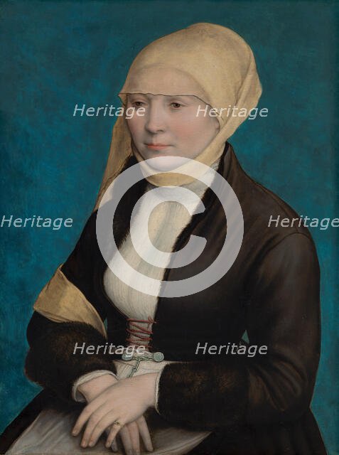 Portrait of a Woman from Southern Germany. Creator: Hans Holbein the Younger.