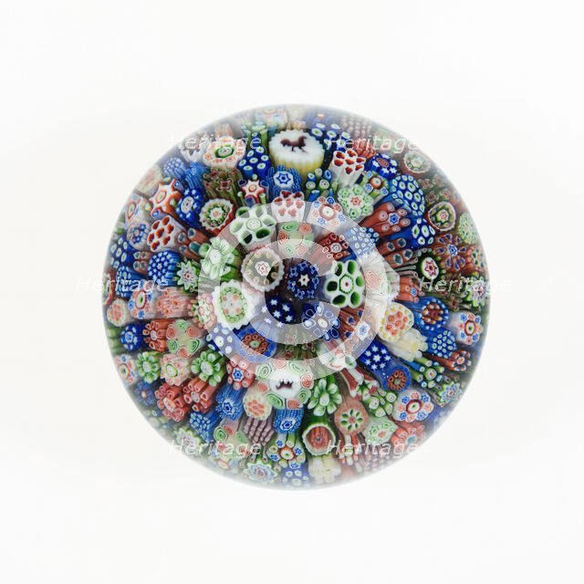 Paperweight, Baccarat, 19th century. Creator: Baccarat Glasshouse.