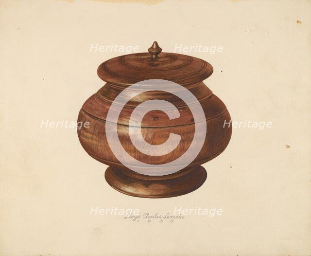 Spice Box, 1939. Creator: Lloyd Charles Lemcke.