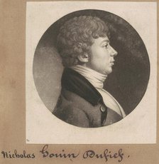 Nicholas Gouin Dufief, 1801. Creator: Charles Balthazar Julien Févret de Saint-Mémin.