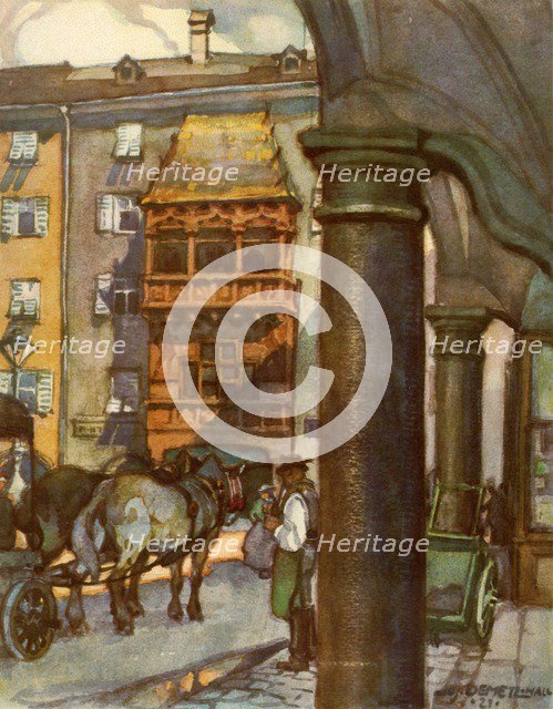 'Das Goldene Dachl', (Golden Roof), c1929. Creator: Unknown.