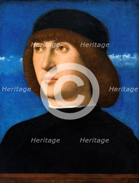 Portrait of a Young Man, c1490. Creator: Giovanni Bellini.