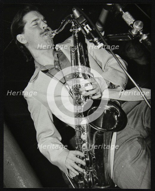 Tenor saxophonist Scott Hamilton playing at Pizza Express, London, 16 February 1979. Artist: Denis Williams