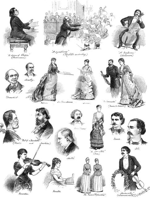 Musical Recollections of St. James's Hall, 1883. Creator: Unknown.