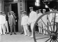 Marshal-Admiral the Marquis Togo Heihachiro and Captain John H. Gibbons...Annapolis, Maryland, 1911. Creator: Harris & Ewing.