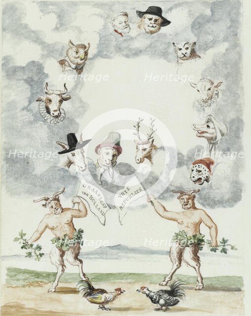 The county of Holland versus Free Republic, 1710-1720. Creator: Anon.