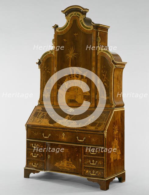 Secretary Cabinet, Neuwied, c. 1775. Creator: David Roentgen.