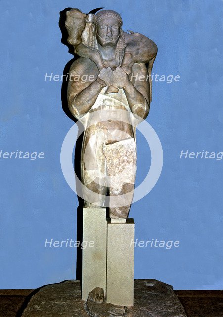 Criophorus, votive statue.