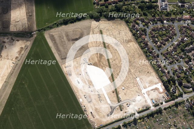 Site of an Iron Age cemetery, Pocklington, East Riding of Yorkshire, 2018 . Creator: Historic England.