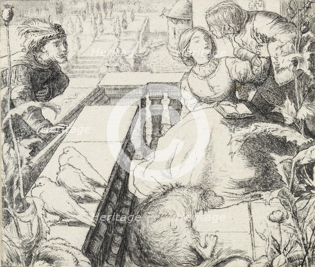 The Sleeping Palace, late 19th century. Artist: John Everett Millais.