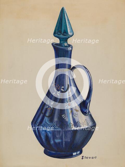 Cruet, c. 1937. Creator: Robert Stewart.