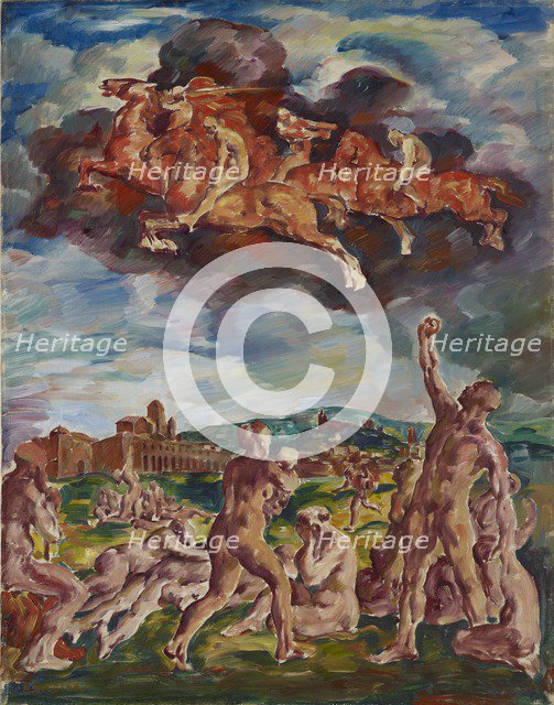 The Horsemen of the Apocalypse, 1917. Artist: Deusser, August (1870-1942)