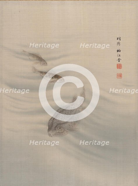 Fishes, ca. 1890-92. Creator: Seki Shuko.