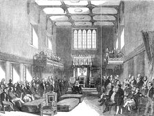 House of Lords - the Lord Chancellor pronouncing judgment in the case of the Queen v. O'Connell, 184 Creator: Unknown.