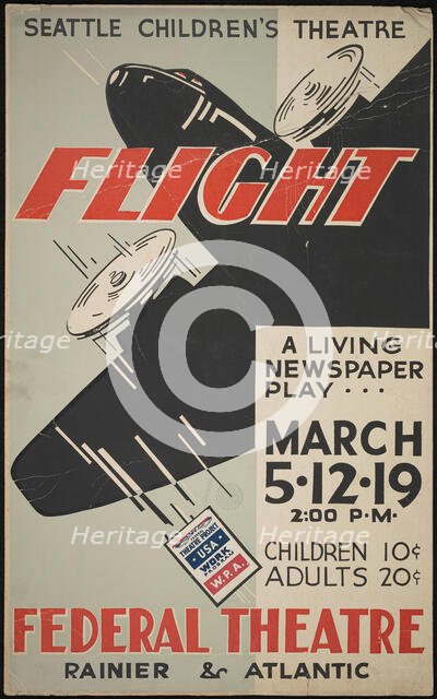 Flight, Seattle, 1938. Creator: Unknown.