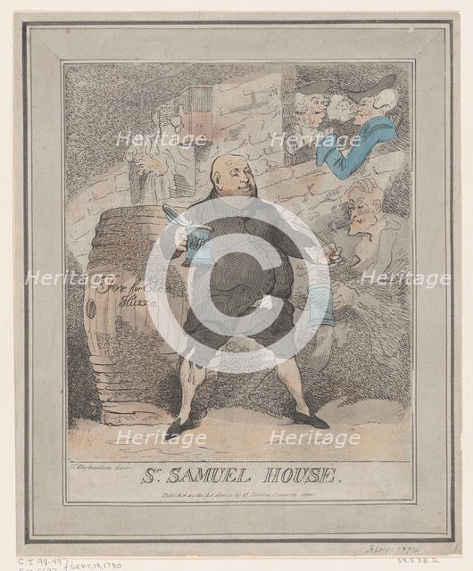 Sr. Samuel House, [1780] reissued 1786-91., [1780] reissued 1786-91. Creator: Thomas Rowlandson.