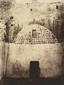 Ie Station. Jésus est condamné à mort. Une cour intérieure de la caserne turque o..., 1860 or later. Creator: Louis de Clercq.