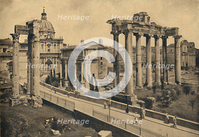 'Roma - Roman Forum', 1910. Artist: Unknown.
