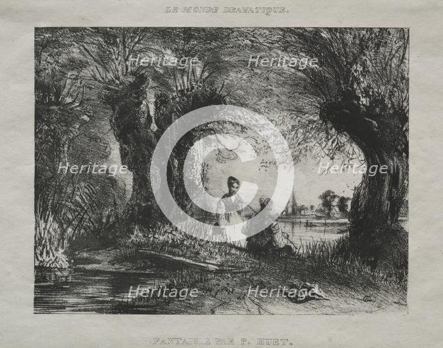 Fantasy, 1836. Creator: Paul Hüet (French, 1803-1869).