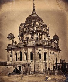 Lucknow, India: the tomb of Khursheed Zadi in the Kaiser Bagh Palace complex, showing..., c1858. Creator: Felice Beato.