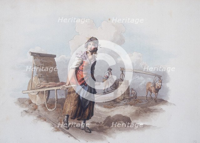 'Brick Maker', 1808. Artist: William Henry Pyne