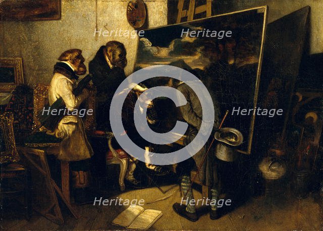 The Experts, 1837. Creator: Alexandre Gabriel Decamps.
