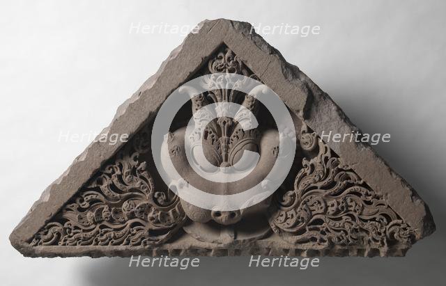 Pediment with the face of Glory (Kirti-mukha), c. 1000s. Creator: Unknown.