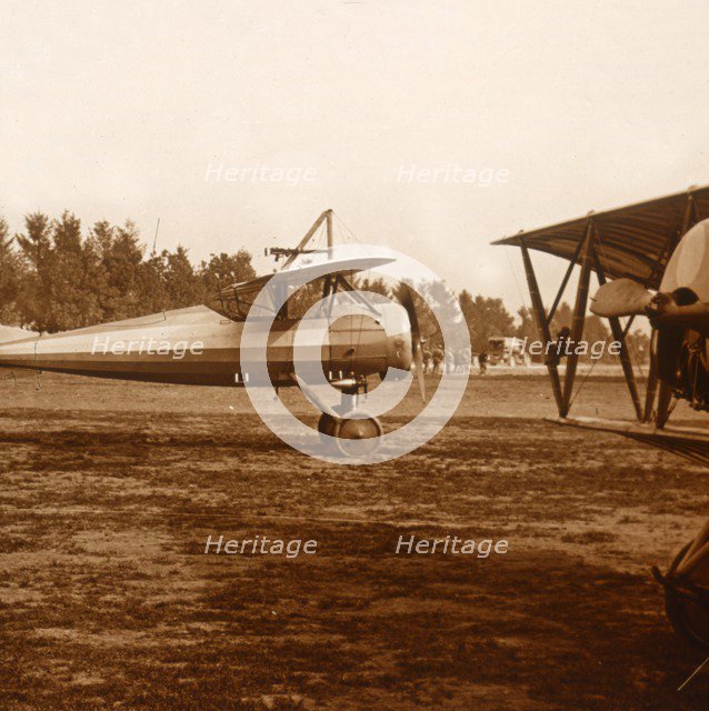 A plane taking off, c1914-c1918. Artist: Unknown.