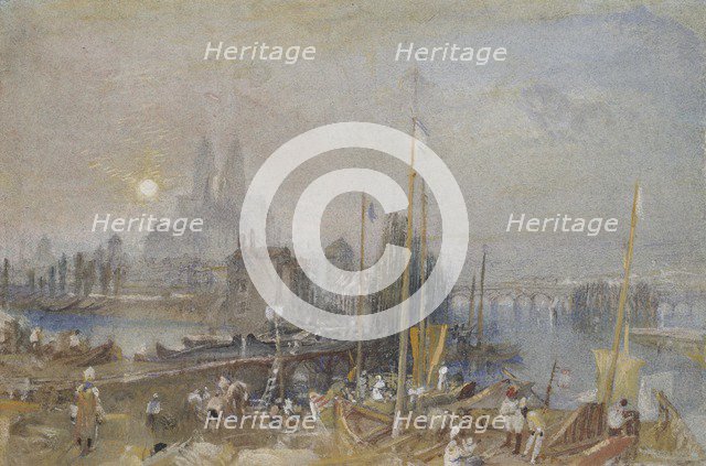 The Canal of the Loire and Cher, near Tours, c1830. Artist: JMW Turner.
