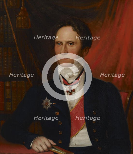 Portrait of Baron Carl Johan Walleen, c1810s. Creator: Johan Erik Lindh.