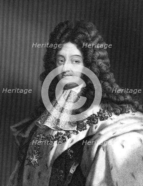 Louis XIV, king of France from 1643, c1835. Artist: Unknown