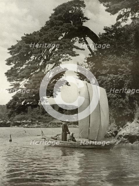 'On Matsushima Bay', 1910. Creator: Herbert Ponting.