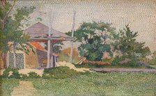 Landscape with Haystack, 1894. Creator: Vijlbrief, Jan (1868-1895).