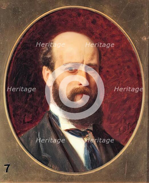 John Bagnold Burgess, Self Portrait, 1884. Creator: John Bagnold Burgess.