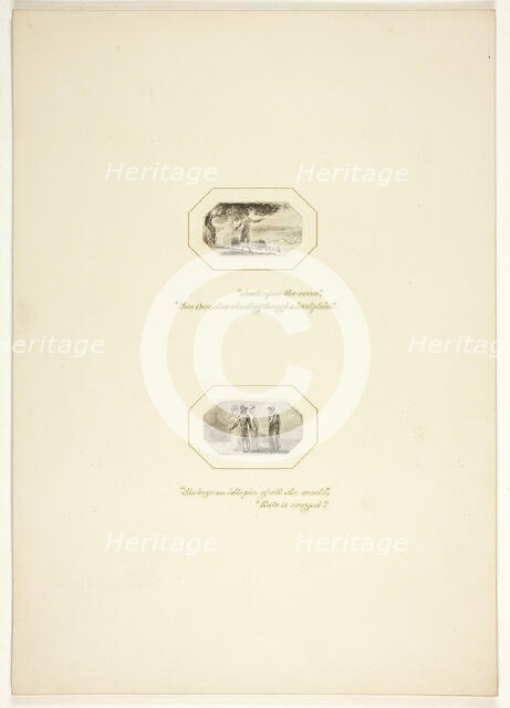 Study for a plate from The Task, c. 1800. Creator: Thomas Stothard.