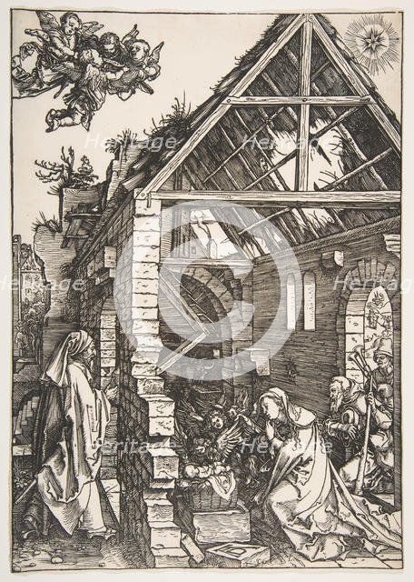 The Nativity, from The Life of the Virgin, 1502-3. Creator: Albrecht Durer.