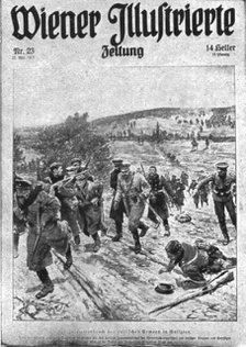 'Quelques Falsifications; Wiener Illustrirte Zeitung du 22 mai 1915. "La debacle des..., 1915. Creator: Georges Bertin Scott.